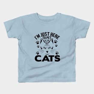 Pet all cats Kids T-Shirt